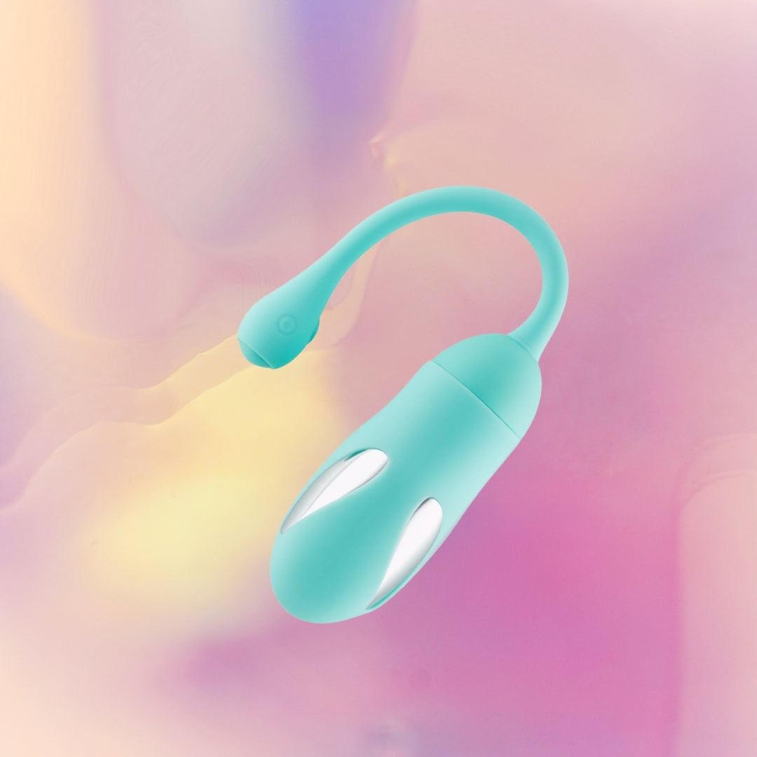 "Pipi Whale" E-Stim Vibrating Kegel Ball (App control version available)
