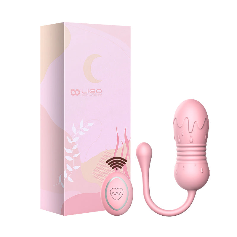 "Honey Love" Thrusting & Vibrating Egg with Remote