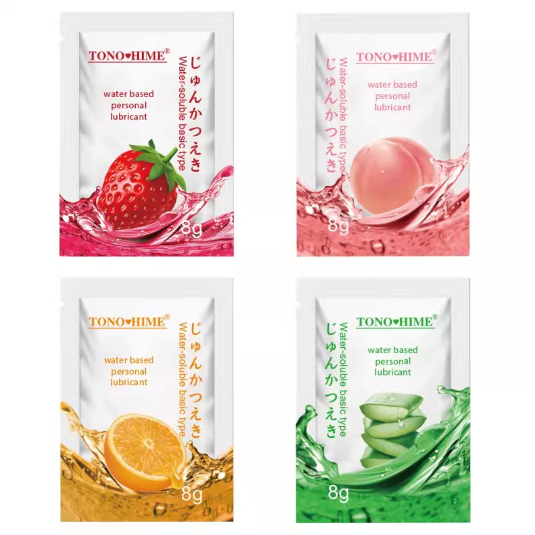 TONO HIME "Fruit Kiss" Flavored Lubricant Sachets 8g [5pcs]