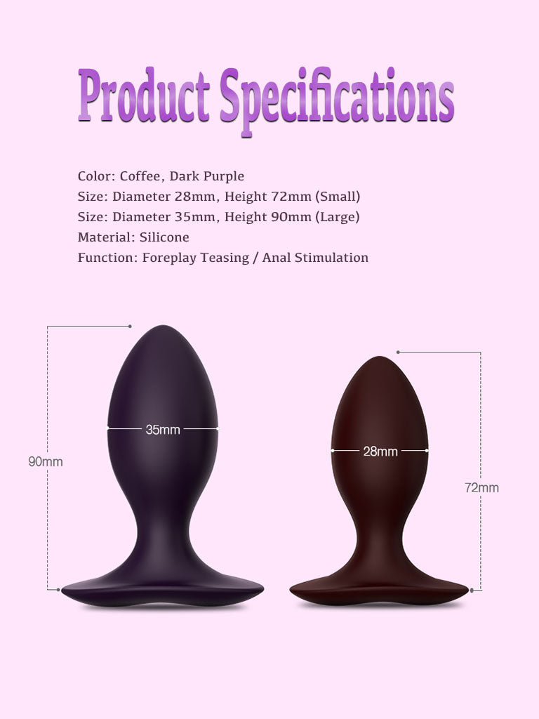 "Pisces" Silicone Anal Plug