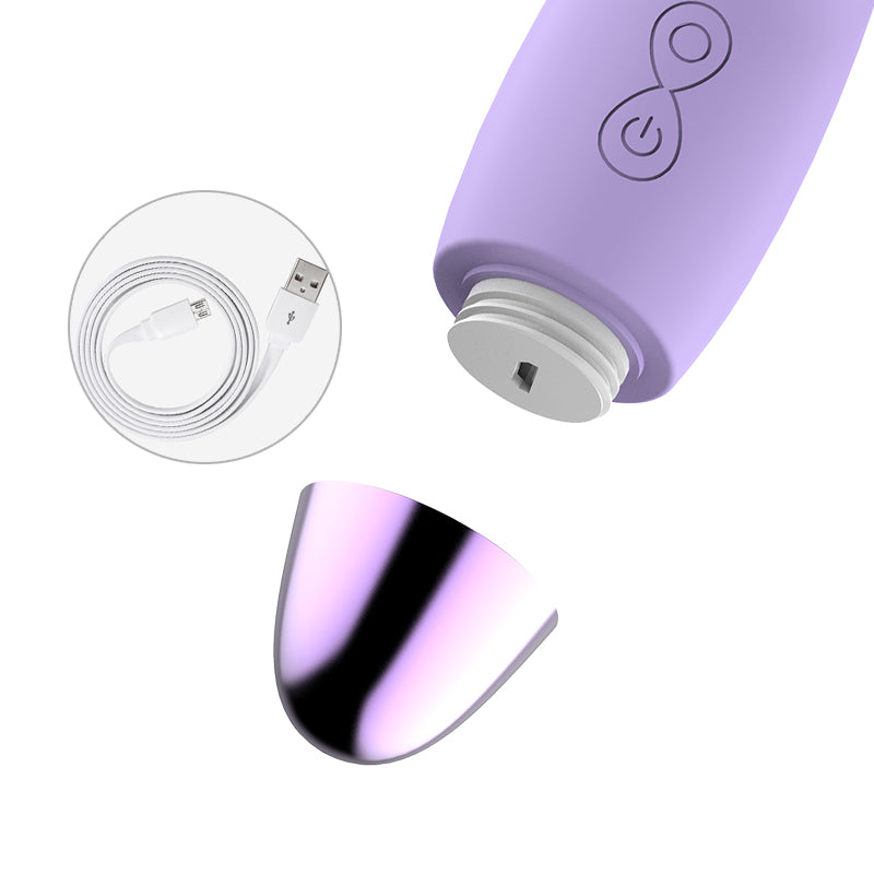 "Purple Elf" E-Stim Rabbit Vibrator  (App control version available)