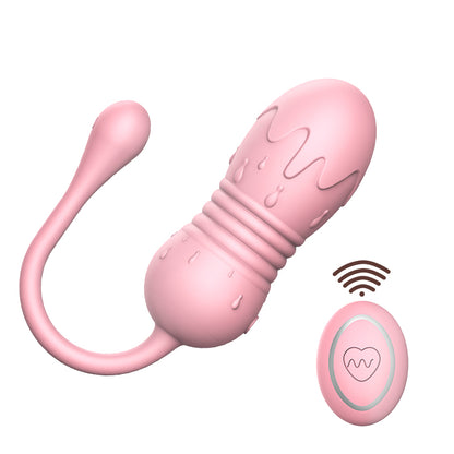 "Honey Love" Thrusting & Vibrating Egg with Remote