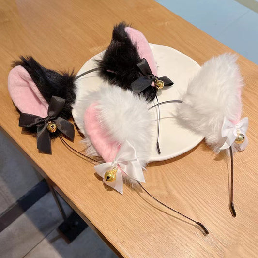 Classic Plush Cat Ear Headband – One Size