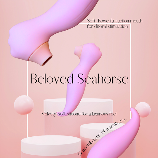 "Beloved Seahorse" Smart suction, pulse contraction, and  vibration (Remote/App control version available)