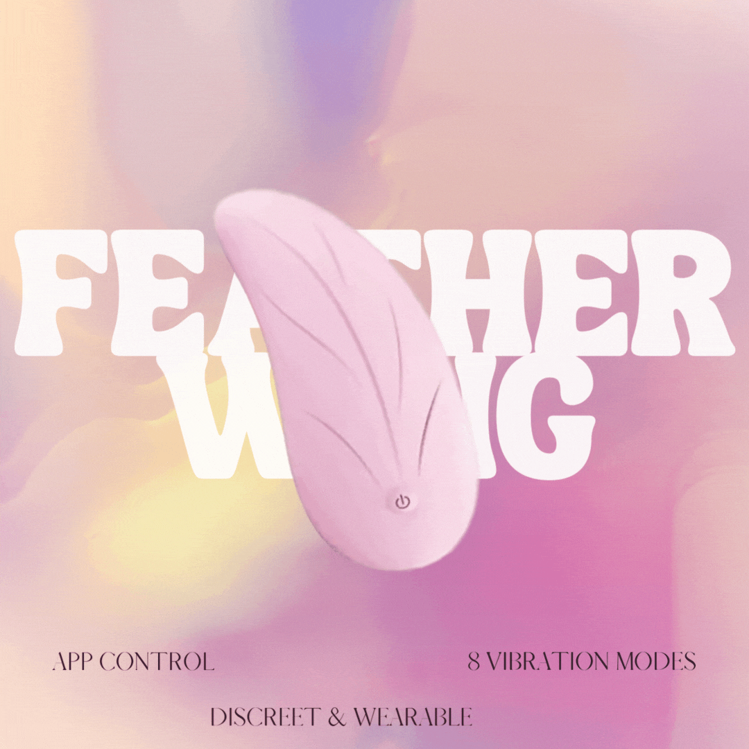 "Feather Wing" vibrator (App control version available)