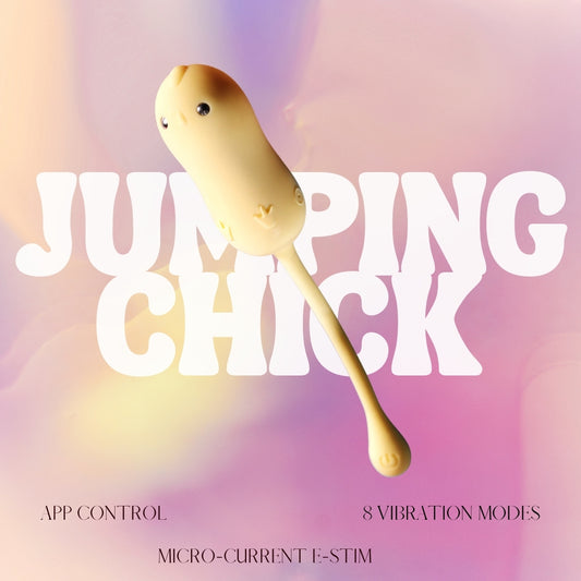 "Jumping Chick" E-Stim & Vibrating Bullet  (App control version available)